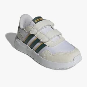 Adidas Run 60s Kids Shoes in White and Green